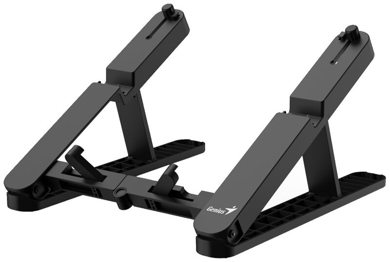 GENIUS G-Stand M200 přenosný stojan na notebook, tablet a telefon, 10-17", 6 pozic, skládací, černý GENIUS G-Stand M200 přenosný stojan na notebook, tablet a telefon, 10-17", 6 pozic, skládací, černý
