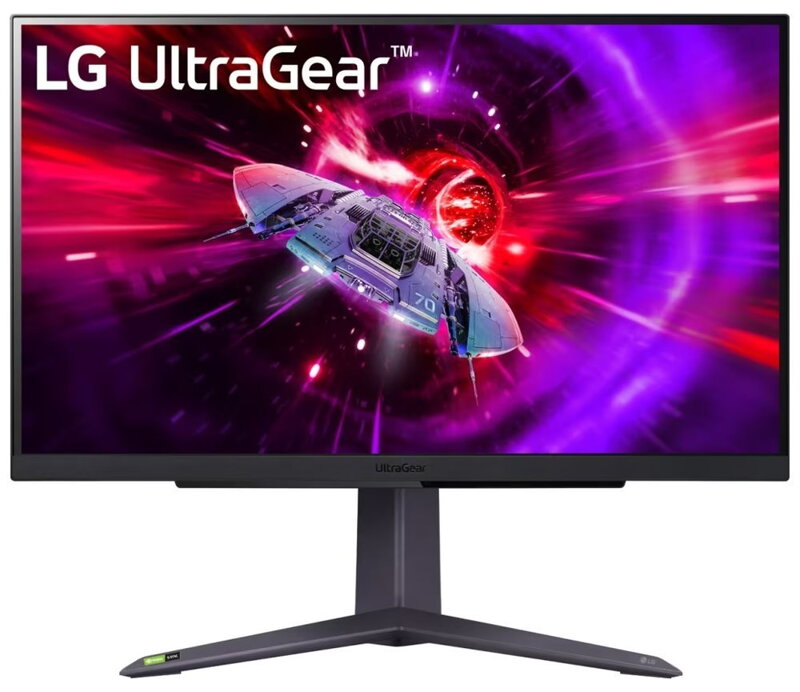 LG monitor 27GR75Q-B 27" QHD 165Hz/ 2560x1440 /16:9/ 300 cd/m2/ 1ms (GtG)/ HDMI /DP/Pivot/výškově nastavitelný