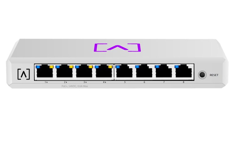 ALTA Switch 8 POE - 8x Gbit RJ45, 4x PoE 802.3at (PoE budget 60W) ALTA Switch 8 POE - 8x Gbit RJ45, 4x PoE 802.3at (PoE budget 60W)