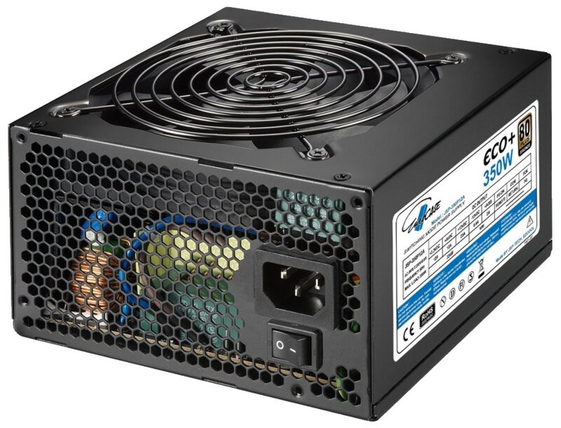 EUROCASE zdroj Eco+ 350W / 80+BRONZE / 12cm fan / PFC ATX 20/24pin / 4x SATA EUROCASE zdroj Eco+ 350W / 80+BRONZE / 12cm fan / PFC ATX 20/24pin / 4x SATA