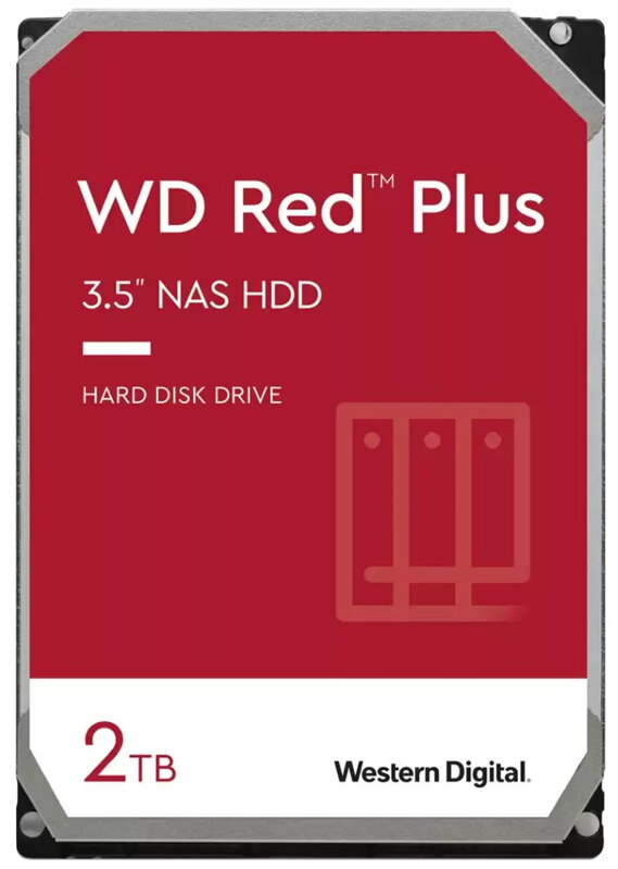 WD RED PLUS 2TB / WD20EFPX / SATA 6Gb/s / Interní 3,5"/ 64MB WD RED PLUS 2TB / WD20EFPX / SATA 6Gb/s / Interní 3,5"/ 64MB