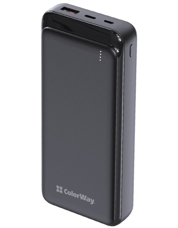 COLORWAY powerbanka/ 20 000mAh/ USB QC3.0/ USB-C Power Delivery 20W/ Micro-USB/ Černá