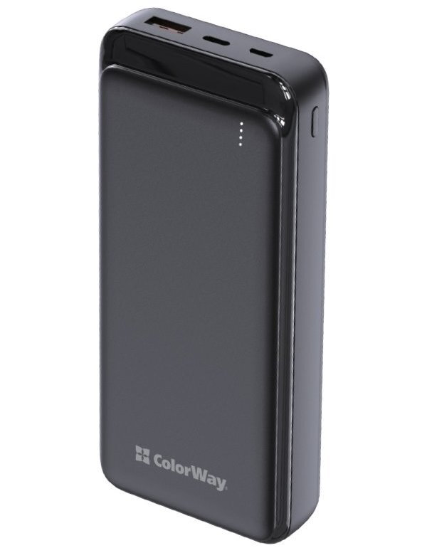 COLORWAY powerbanka/ 20 000mAh/ USB QC3.0/ USB-C Power Delivery 20W/ Micro-USB/ Černá COLORWAY powerbanka/ 20 000mAh/ USB QC3.0/ USB-C Power Delivery 20W/ Micro-USB/ Černá