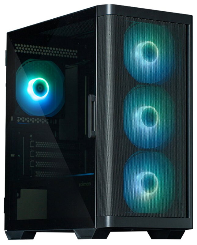 Zalman skříň M4 Black / miniT / 4x 120mm ARBG fan / 2xUSB 3.0 / 1xUSB 2.0 / tvrzené sklo / černá Zalman skříň M4 Black / miniT / 4x 120mm ARBG fan / 2xUSB 3.0 / 1xUSB 2.0 / tvrzené sklo / černá