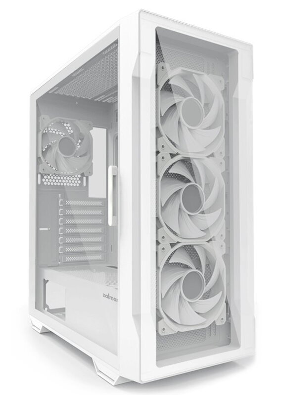 Zalman skříň I3 Neo / middle tower / ATX / 4x120 ARGB RGB / 2xUSB 3.0 / 1xUSB 2.0 / skl. přední panel i bočnice / bílá Zalman skříň I3 Neo / middle tower / ATX / 4x120 ARGB RGB / 2xUSB 3.0 / 1xUSB 2.0 / skl. přední panel i bočnice / bílá