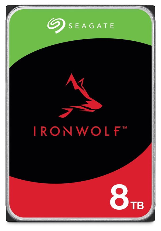 Seagate IronWolf 8TB HDD / ST8000VN002 / Interní 3,5" / 5400 rpm / SATA III / 256 MB Seagate IronWolf 8TB HDD / ST8000VN002 / Interní 3,5" / 5400 rpm / SATA III / 256 MB