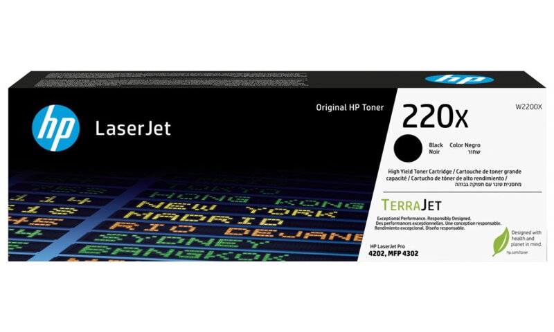 HP toner 220X (černý, 7500str.) pro LaserJet Pro 4202dn, 4202dw, MFP 4302dw, MFP 4302fdn, MFP 4302fdw HP toner 220X (černý, 7500str.) pro LaserJet Pro 4202dn, 4202dw, MFP 4302dw, MFP 4302fdn, MFP 4302fdw