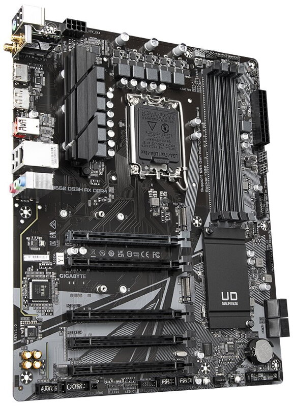 OPRAVENÉ - GIGABYTE B660 DS3H AX DDR4 / Intel B660 / LGA1700 / 4x DDR4  / 2x M.2 / DP / HDMI / USB-C / WiFi / ATX