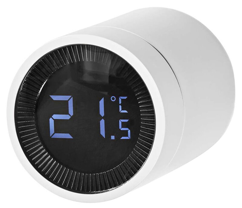 NEDIS chytré ovládání radiátorů/ ZigBee 3.0/ Android/ iOS/ bílé NEDIS chytré ovládání radiátorů/ ZigBee 3.0/ Android/ iOS/ bílé
