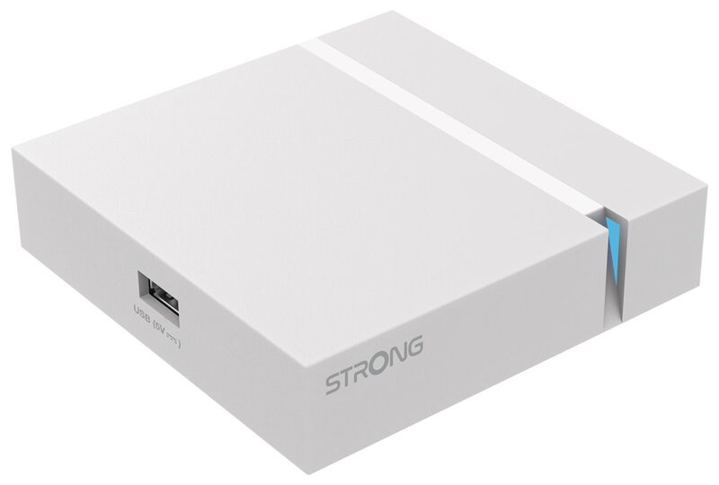 STRONG android box SRT LEAP-S3+/ 4K UHD/ H.265/HEVC/ NETFLIX/ O2 TV/ HBO Max/ HDMI/ USB/ LAN/ Wi-Fi/ Android TV 11