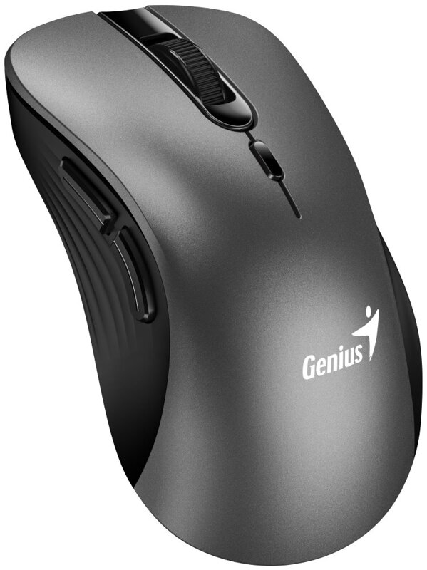 GENIUS Ergo 8100S Iron Grey/ 1600 dpi/ bezdrátová/ 6tlačítek/ tichá/ kovově šedá