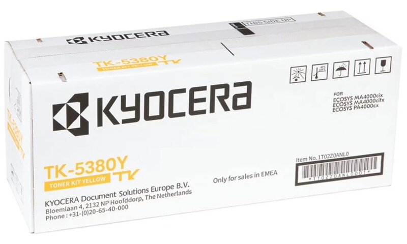 Kyocera toner TK-5380Y yellow na 10 000 A4 stran, pro PA4000cx, MA4000cix/cifx Kyocera toner TK-5380Y yellow na 10 000 A4 stran, pro PA4000cx, MA4000cix/cifx