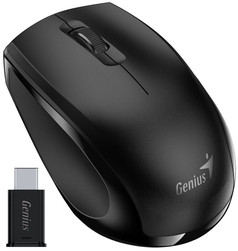 POŠKOZENÝ OBAL - GENIUS NX-8006S Type-C/ 1200 dpi/ USB-C/ bezdrátová/ tichá/ černá