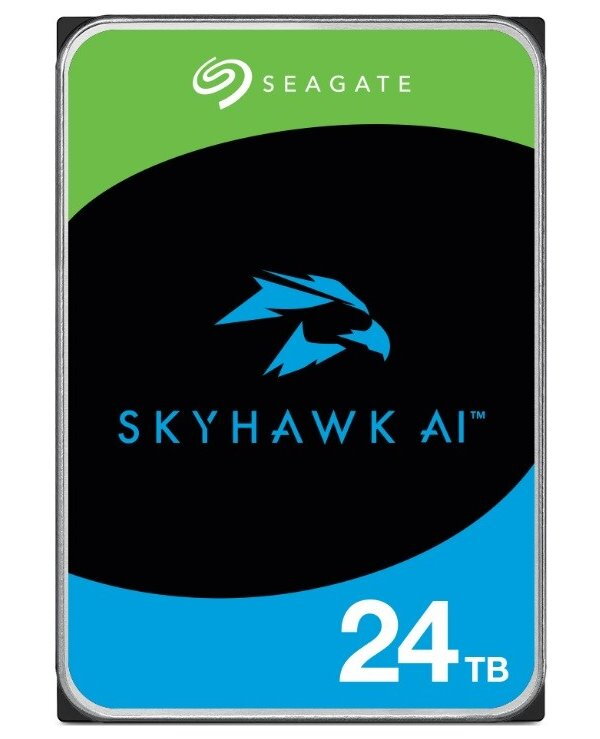 Seagate SkyHawk AI 24TB HDD / ST24000VE002 / Interní 3,5" / SATA 6Gb/s / 512MB Seagate SkyHawk AI 24TB HDD / ST24000VE002 / Interní 3,5" / SATA 6Gb/s / 512MB