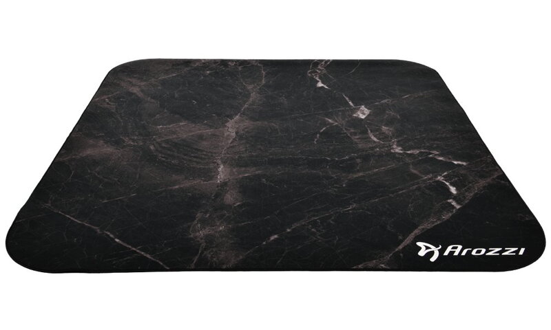 AROZZI Zona Quattro Black Marble/ ochranná podložka na podlahu/ 116 x 116 cm/ design černý mramor AROZZI Zona Quattro Black Marble/ ochranná podložka na podlahu/ 116 x 116 cm/ design černý mramor