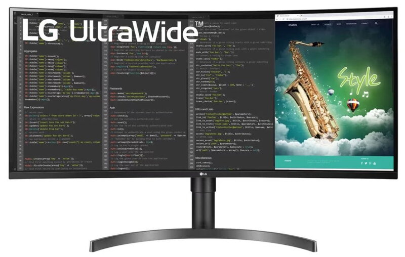 LG VA monitor 35WN75CP QHD / prohnutý / 35" / 3440x1440 / 300cd/m2 / 5ms GtG / 2x HDMI / DP / USB-C / repro LG VA monitor 35WN75CP QHD / prohnutý / 35" / 3440x1440 / 300cd/m2 / 5ms GtG / 2x HDMI / DP / USB-C / repro