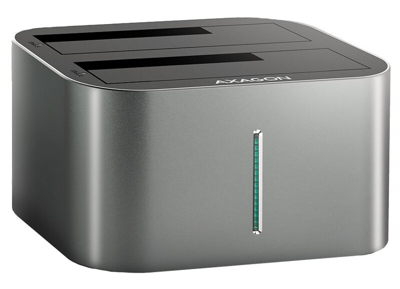 AXAGON dokovací stanice pro 2x SATA 6G HDD/SSD / ADSA-DC / 2,5" i 3,5" / USB 3.2 Gen1 / AC adaptér / 0,8m kabel AXAGON dokovací stanice pro 2x SATA 6G HDD/SSD / ADSA-DC / 2,5" i 3,5" / USB 3.2 Gen1 / AC adaptér / 0,8m kabel