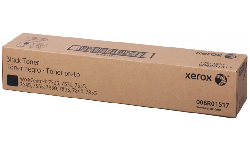 Xerox originální toner 006R01517, black, 26000str., Xerox WorkCentre 7525, 7530, O Xerox originální toner 006R01517, black, 26000str., Xerox WorkCentre 7525, 7530, O