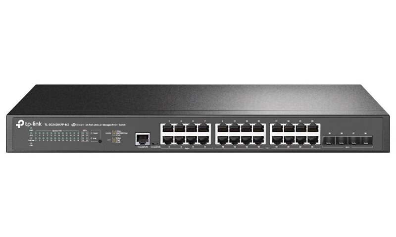 TP-Link TL-SG3428XPP-M2 Switch 24x 2.5GLan/PoE+, 4x SFP+ 10G, 500W, Omada SDN