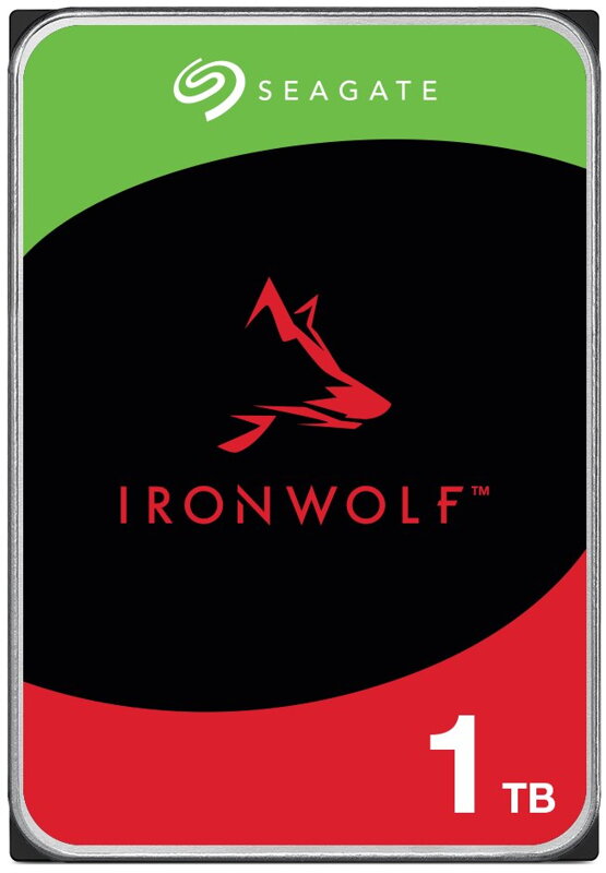Seagate IronWolf 1TB HDD / ST1000VN008 / Interní 3,5" / 5400 rpm / SATA 6Gb/s / 256 MB Seagate IronWolf 1TB HDD / ST1000VN008 / Interní 3,5" / 5400 rpm / SATA 6Gb/s / 256 MB