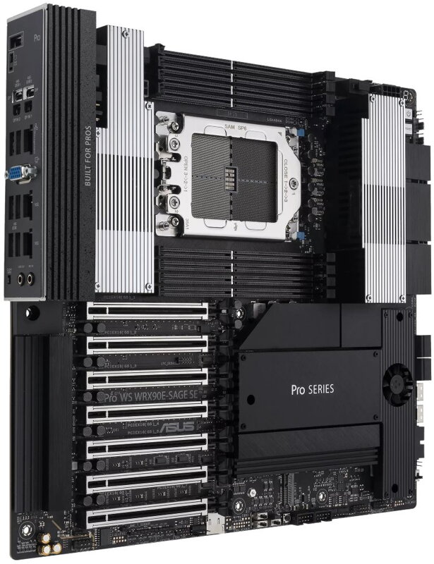 ASUS Pro WS WRX90E-SAGE SE / WRX90 / sTR5 / 8x DDR5 / M.2 / USB Type-C / EEB Form Factor ASUS Pro WS WRX90E-SAGE SE / WRX90 / sTR5 / 8x DDR5 / M.2 / USB Type-C / EEB Form Factor