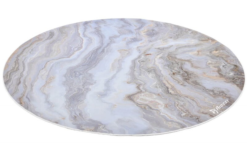 AROZZI Zona Floorpad White Marble/ ochranná podložka na podlahu/ kulatá 121 cm průměr/ design bílý mramor AROZZI Zona Floorpad White Marble/ ochranná podložka na podlahu/ kulatá 121 cm průměr/ design bílý mramor