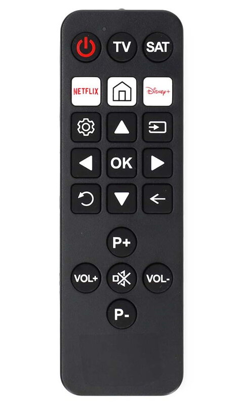 NEDIS předprogramovaný univerzální dálkový ovladač pro seniory/ 2 zařízení/ kompatibilní se všemi televizory NEDIS předprogramovaný univerzální dálkový ovladač pro seniory/ 2 zařízení/ kompatibilní se všemi televizory