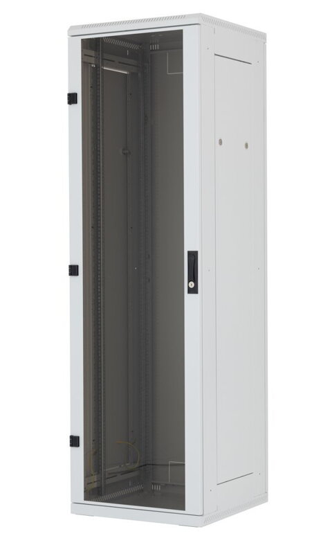 Triton 19' rozvaděč stojanový 37U/600x600, skleněné dveře, šedá Triton 19' rozvaděč stojanový 37U/600x600, skleněné dveře, šedá