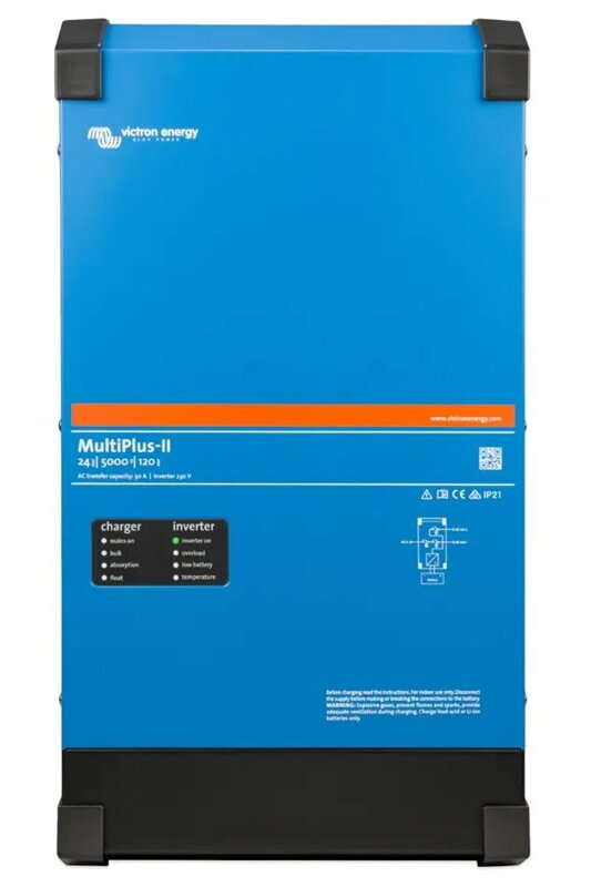 Victron MultiPlus-II hybridní měnič 24V/5000VA/120A-50A Victron MultiPlus-II hybridní měnič 24V/5000VA/120A-50A