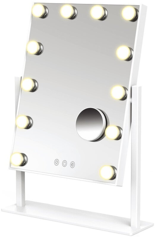 IMMAX LED stolní kosmetické zrcadlo MUST HAVE s magnetickým zvětšovacím zrcátkem 12W, CCT IMMAX LED stolní kosmetické zrcadlo MUST HAVE s magnetickým zvětšovacím zrcátkem 12W, CCT
