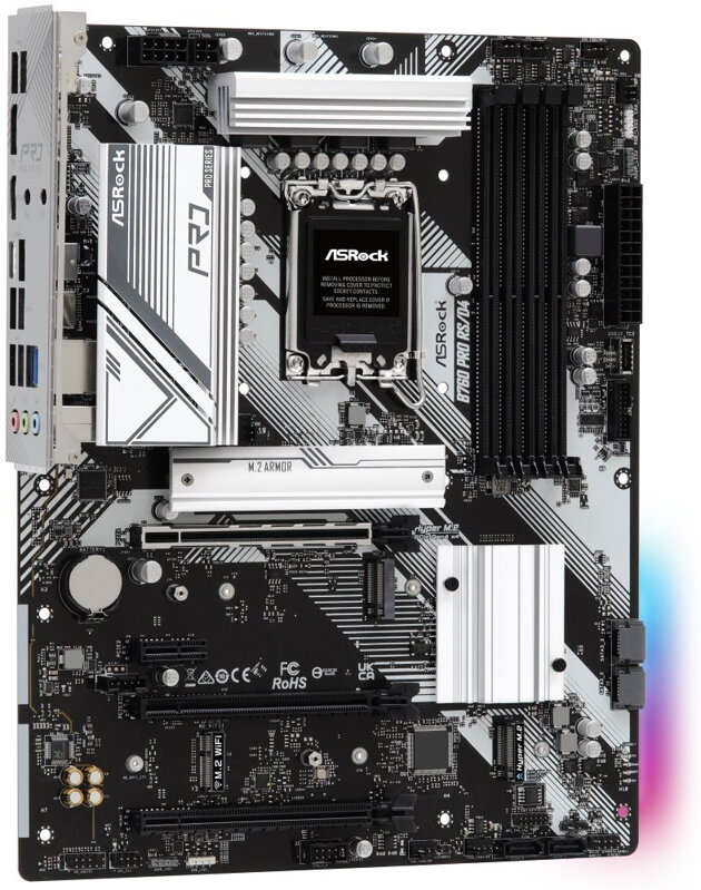 OPRAVENÉ - ASRock B760 PRO RS/D4 / Intel B760 / LGA1700 / 4x DDR4 / 3x M.2 / HDMI / DP / USB-C / ATX OPRAVENÉ - ASRock B760 PRO RS/D4 / Intel B760 / LGA1700 / 4x DDR4 / 3x M.2 / HDMI / DP / USB-C / ATX