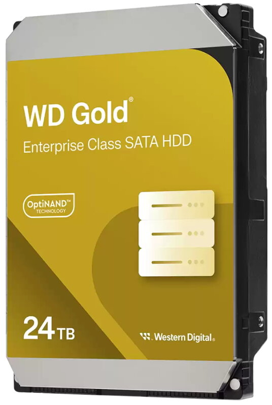 WD GOLD 24TB / WD241KRYZ / SATA 6Gb/s / Interní / 3,5" / 7200rpm / 512MB