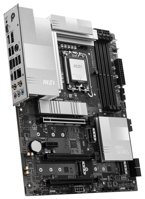 MSI PRO Z890-P WIFI / Intel Z890 / LGA1851 / 4x DDR5 / 4x M.2 / USB-C / HDMI / DP / WiFi / ATX MSI PRO Z890-P WIFI / Intel Z890 / LGA1851 / 4x DDR5 / 4x M.2 / USB-C / HDMI / DP / WiFi / ATX