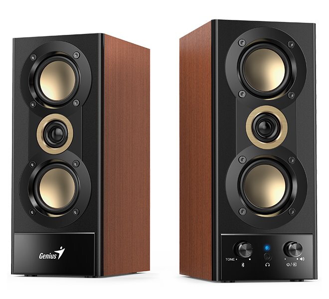 GENIUS repro SP-HF800BT/ 2.0/ Bluetooth 5.3/ 20W/ Dřevěné GENIUS repro SP-HF800BT/ 2.0/ Bluetooth 5.3/ 20W/ Dřevěné