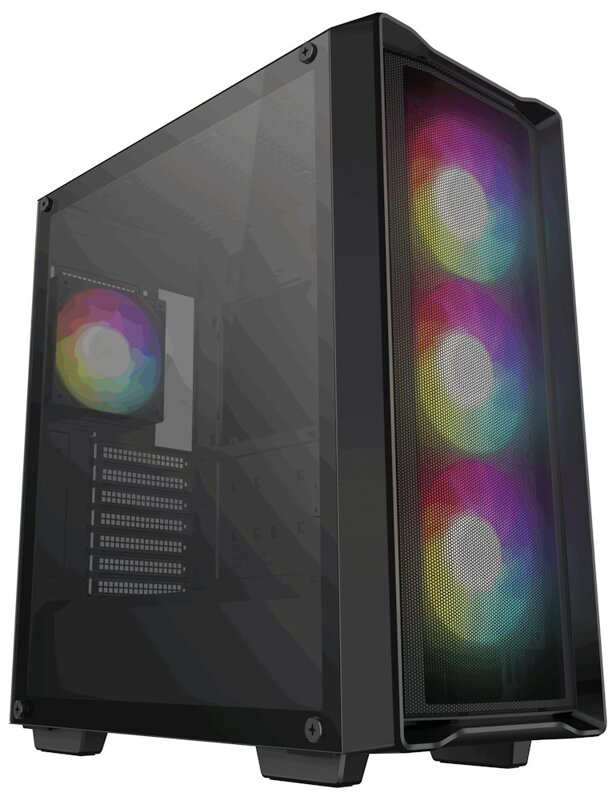 DEEPCOOL skříň CC560 MESH V2 / ATX / 4x120 mm fan ARGB / USB 3.0 / USB 2.0 / mesh panel / černá DEEPCOOL skříň CC560 MESH V2 / ATX / 4x120 mm fan ARGB / USB 3.0 / USB 2.0 / mesh panel / černá