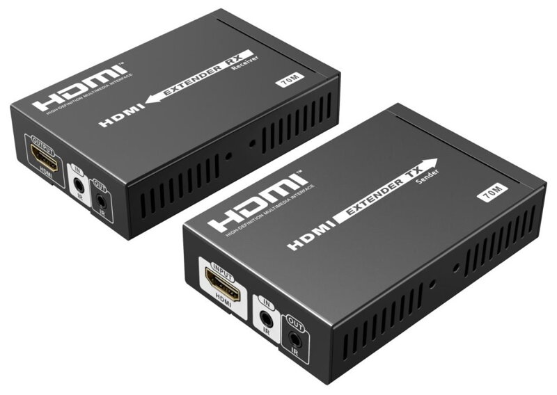 PremiumCord HDMI HDbaseT extender Ultra HD 4k x 2k na 70m přes Cat5e/Cat6 PremiumCord HDMI HDbaseT extender Ultra HD 4k x 2k na 70m přes Cat5e/Cat6