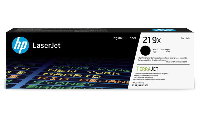 HP toner originální 219X - černý, high capacity, 3200str. HP toner originální 219X - černý, high capacity, 3200str.