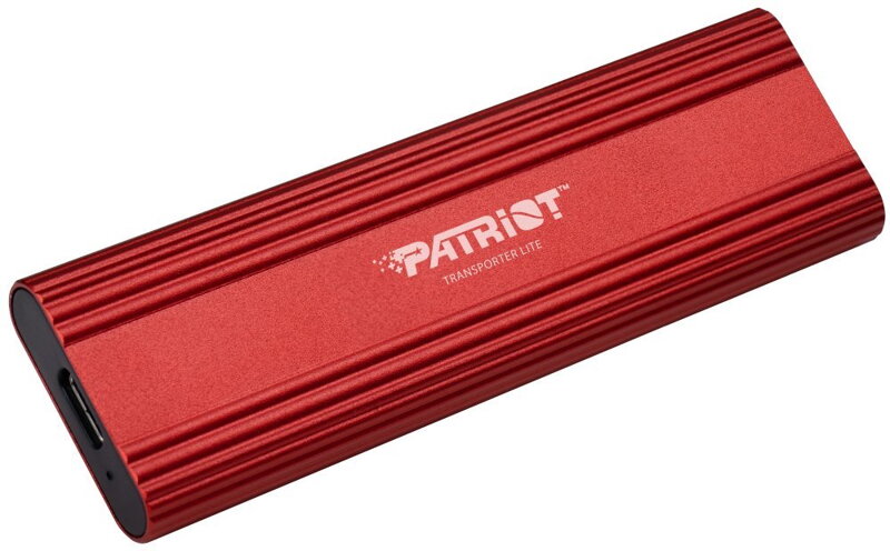 PATRIOT TRANSPORTER Lite 4TB Portable SSD / USB 3.2 Gen2 / USB-C / externí / hliníkové tělo / červený PATRIOT TRANSPORTER Lite 4TB Portable SSD / USB 3.2 Gen2 / USB-C / externí / hliníkové tělo / červený