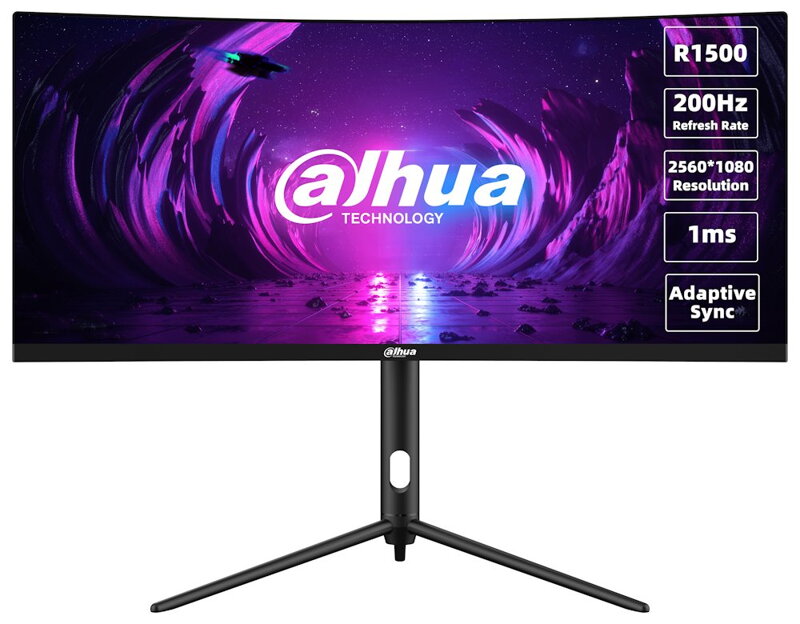 DAHUA 30" LED LM30-E330CA/ herní/ VA panel/ 2560x1080 (UWHD)/ 3000:1/ 1ms/ 250 cd/m2/ 2x HDMI/ 2x DP/ VESA 75x75/ černý DAHUA 30" LED LM30-E330CA/ herní/ VA panel/ 2560x1080 (UWHD)/ 3000:1/ 1ms/ 250 cd/m2/ 2x HDMI/ 2x DP/ VESA 75x75/ černý