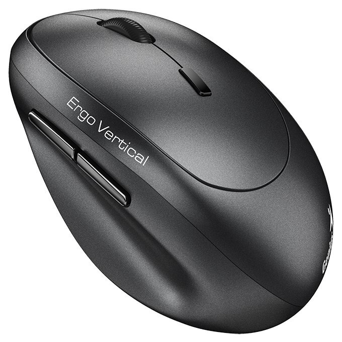 GENIUS Ergo 8350S Dark Grey/ vertikální/ 2400 dpi/ bezdrátová 2,4GHz+BT 5.3/ 6tlačítek/ Copilot/ tichá/ tmavě šedá GENIUS Ergo 8350S Dark Grey/ vertikální/ 2400 dpi/ bezdrátová 2,4GHz+BT 5.3/ 6tlačítek/ Copilot/ tichá/ tmavě šedá