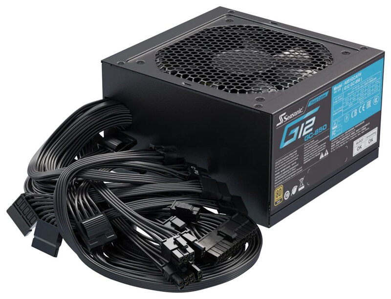 SEASONIC zdroj G12-GC-850 (V1.5) Gold / 850W / ATX / 120mm fan / 80PLUS Gold SEASONIC zdroj G12-GC-850 (V1.5) Gold / 850W / ATX / 120mm fan / 80PLUS Gold