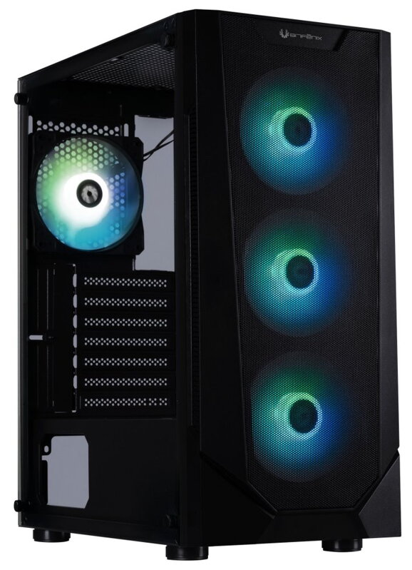 BitFenix skříň C60 Negro / ATX / 4x 120mm ARGB fan + controller / 2xUSB 2.0 / USB 3.0 / tvrzené sklo / černá BitFenix skříň C60 Negro / ATX / 4x 120mm ARGB fan + controller / 2xUSB 2.0 / USB 3.0 / tvrzené sklo / černá