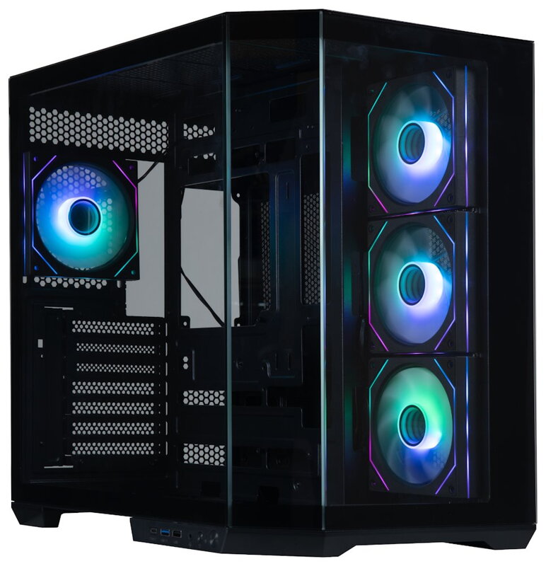 BitFenix skříň T10 Negro / ATX / 4x 120mm ARGB fan + controller