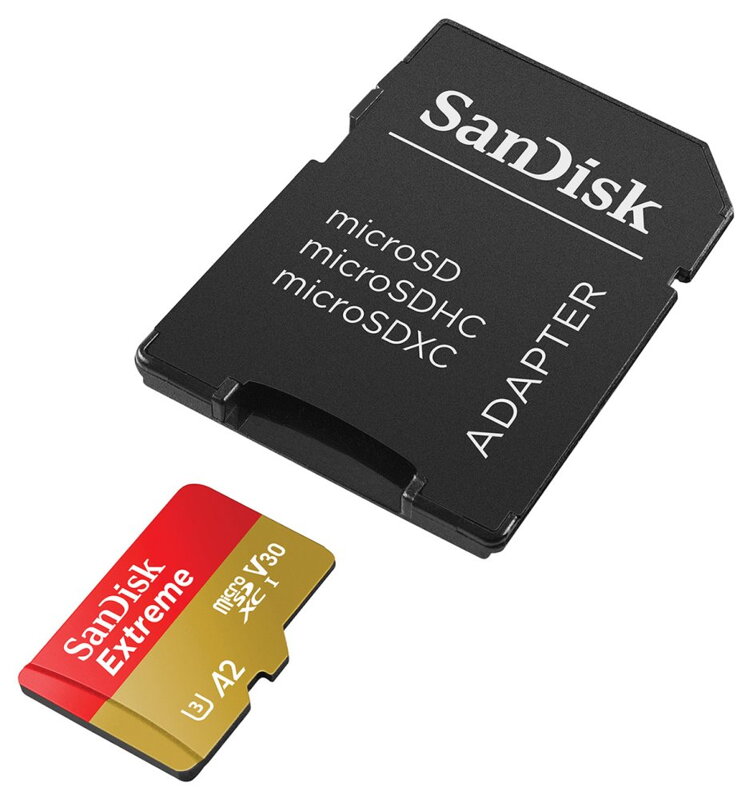 SanDisk Extreme 128GB microSDXC / CL10 UHS-I  / U3 / V30 / vč. adaptéru SanDisk Extreme 128GB microSDXC / CL10 UHS-I  / U3 / V30 / vč. adaptéru