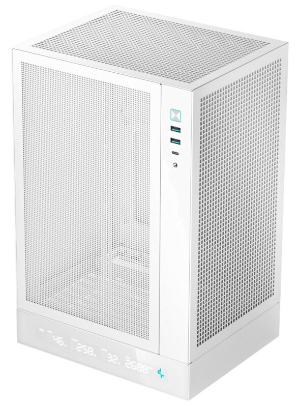 DEEPCOOL skříň CH170 Digital / vertikální miniITX / 2xUSB 3.0 / USB-C / bílá DEEPCOOL skříň CH170 Digital / vertikální miniITX / 2xUSB 3.0 / USB-C / bílá