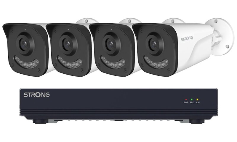 STRONG BUL05DL0-P PoE KIT/ Bullet/ 5Mpix/ 1x NVR NVR1120-8P/ 4x IP kamera BUL05DL0-P/ HDMI/ VGA/ USB/ LAN STRONG BUL05DL0-P PoE KIT/ Bullet/ 5Mpix/ 1x NVR NVR1120-8P/ 4x IP kamera BUL05DL0-P/ HDMI/ VGA/ USB/ LAN