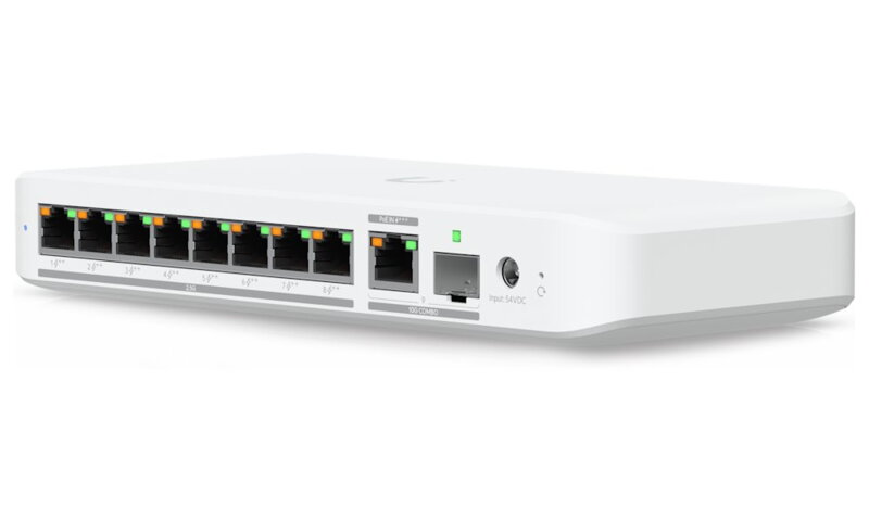 Ubiquiti UniFi Switch Flex Mini 2.5G 8 PoE - 8x 2.5GbE, 1x 10GbE/ SFP+ port combo, PoE+++ In/PoE++ Out (PoE budget 196W) Ubiquiti UniFi Switch Flex Mini 2.5G 8 PoE - 8x 2.5GbE, 1x 10GbE/ SFP+ port combo, PoE+++ In/PoE++ Out (PoE budget 196W)