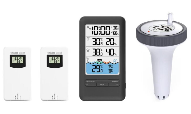 IMMAX NEO LITE SMART teplotní čidlo do bazénu + 2x vnitřní čidlo teploty a vlhkosti, TUYA IMMAX NEO LITE SMART teplotní čidlo do bazénu + 2x vnitřní čidlo teploty a vlhkosti, TUYA