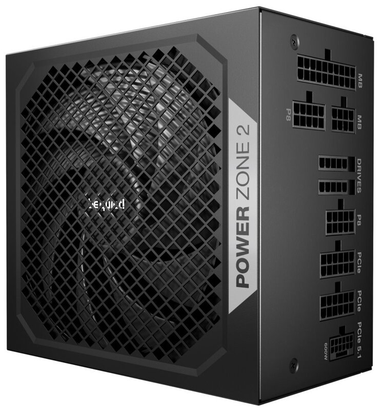 Be quiet! / zdroj POWER ZONE 2 850W / ATX 3.1 / 140mm fan / částečně pasivní / 80 PLUS Platinum Be quiet! / zdroj POWER ZONE 2 850W / ATX 3.1 / 140mm fan / částečně pasivní / 80 PLUS Platinum