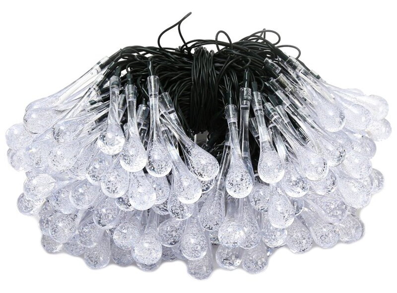 IMMAX LED solární dekorační řetěz DROP, 200xLED, IP65, teplá bílá, 20m IMMAX LED solární dekorační řetěz DROP, 200xLED, IP65, teplá bílá, 20m